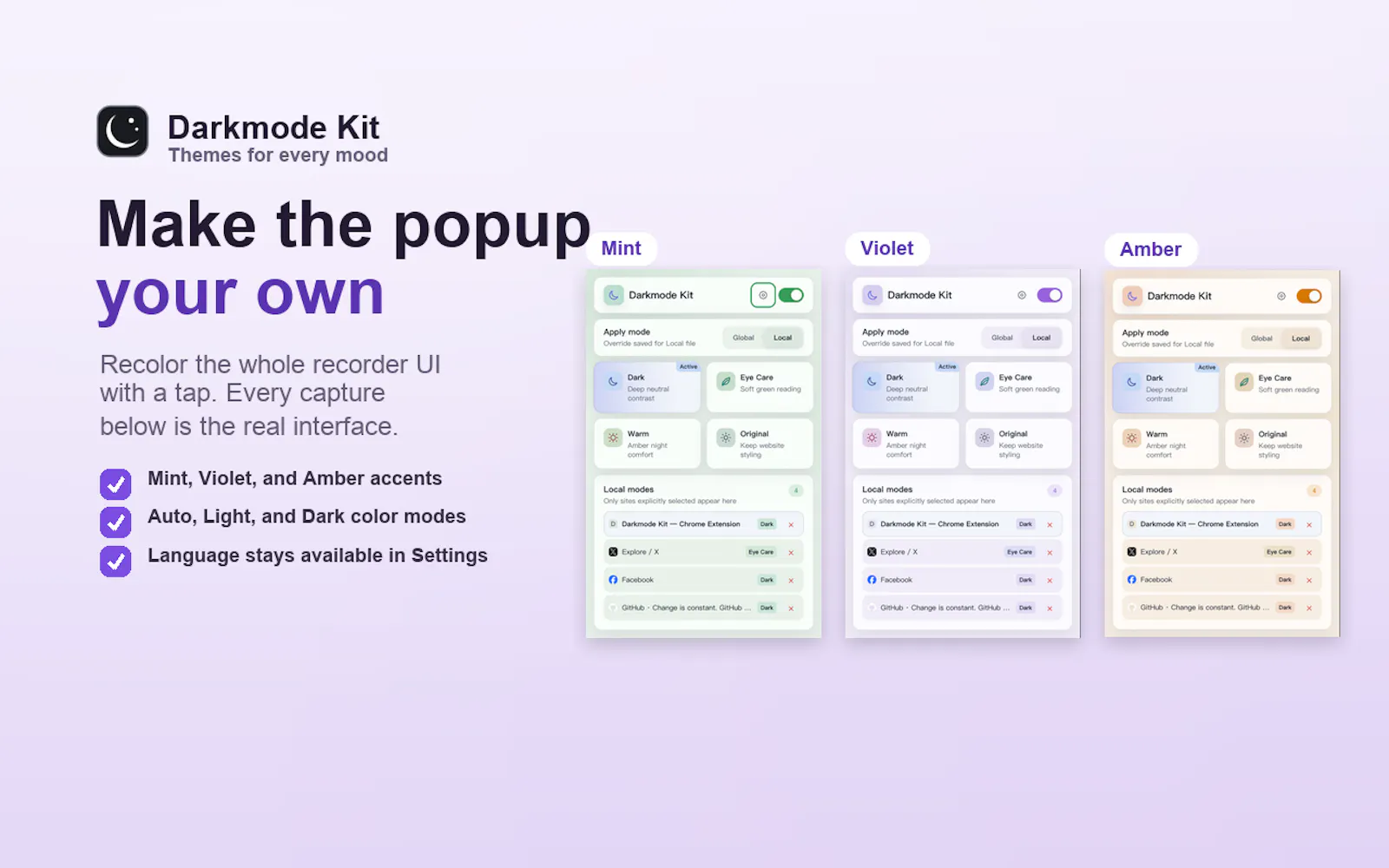 Darkmode Kit screenshot 1