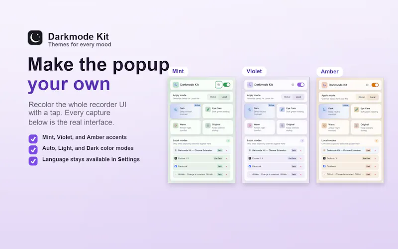 Darkmode Kit screenshot 1