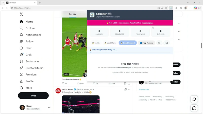 X Booster screenshot 1 (video preview)