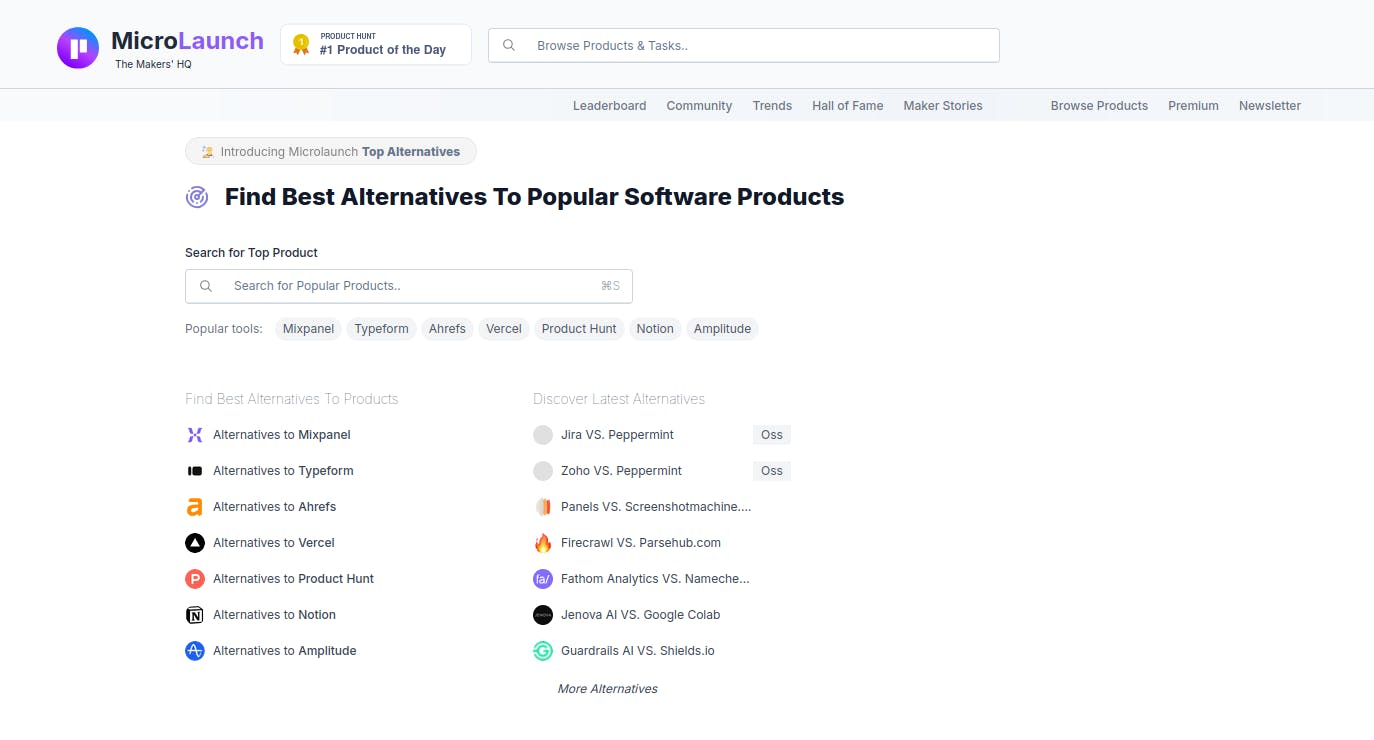 Top Alternatives Finder media 1