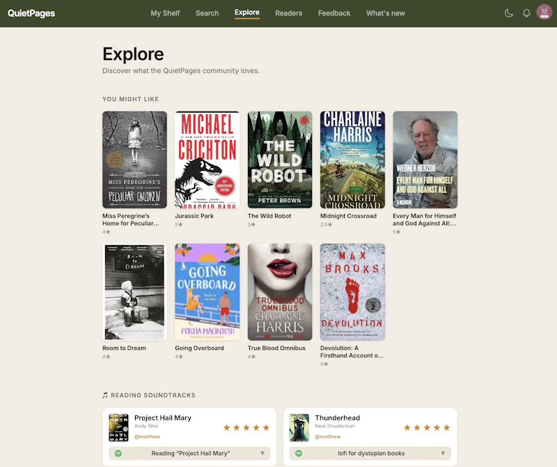 QuietPages screenshot 5