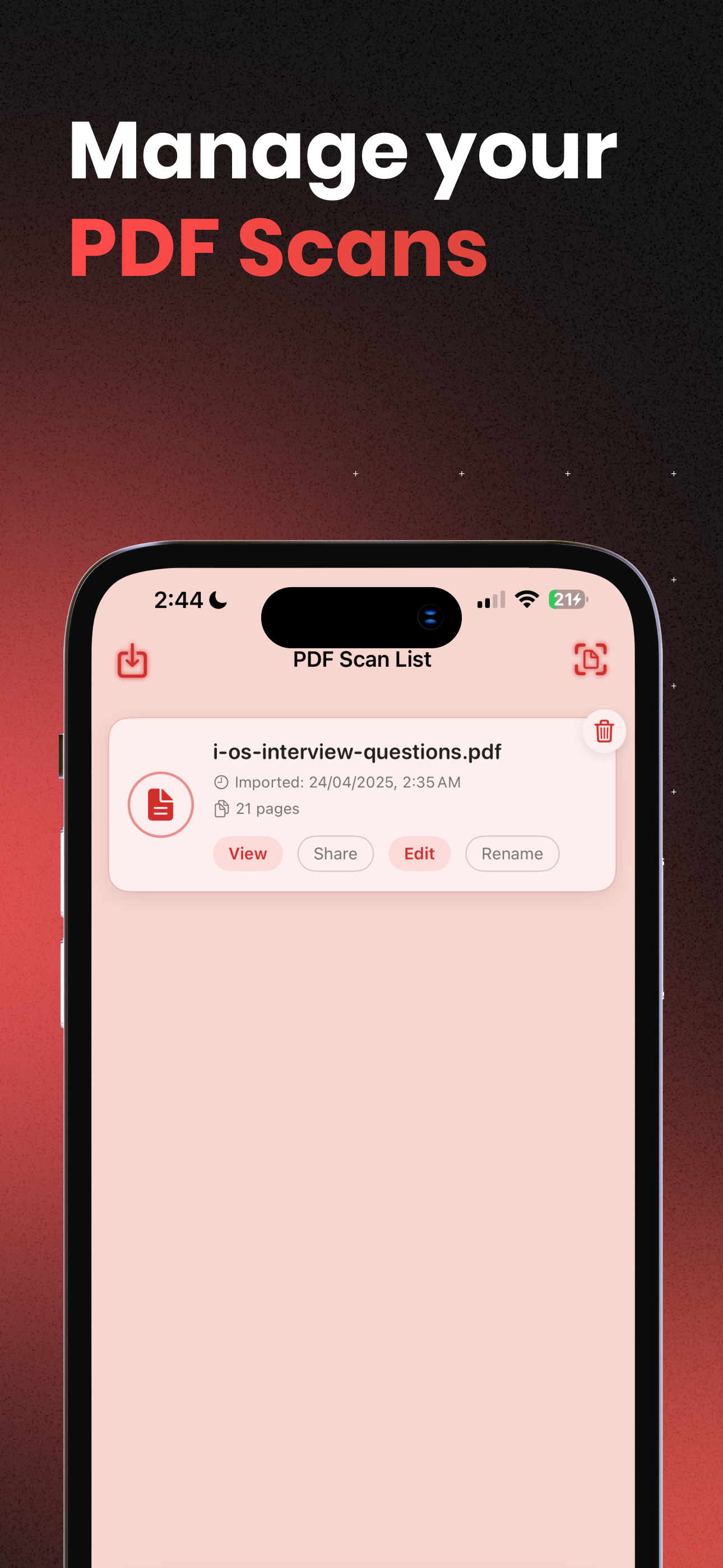 PDFFORGE -PDF 스캐너 및 편집 - 스캔, 편집 및 공유 PDF 미디어 1