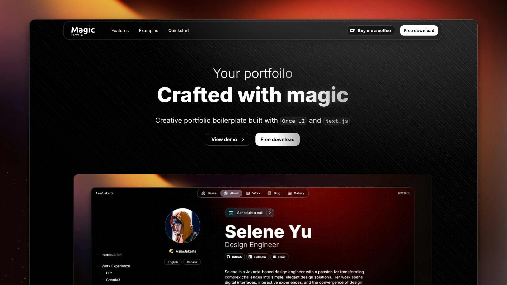 Magic Portfolio media 1