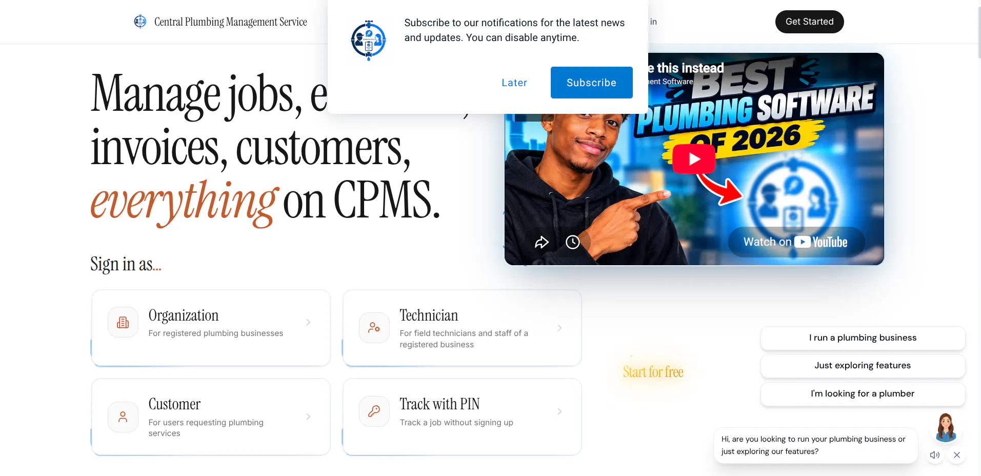 Central Plumbing Management Software gallery image