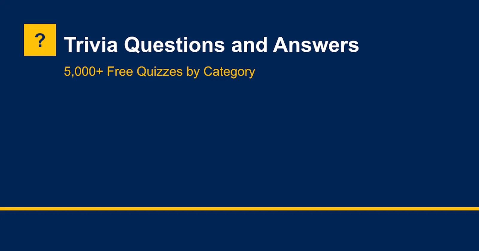 Trivia Questions and Answers screenshot 1