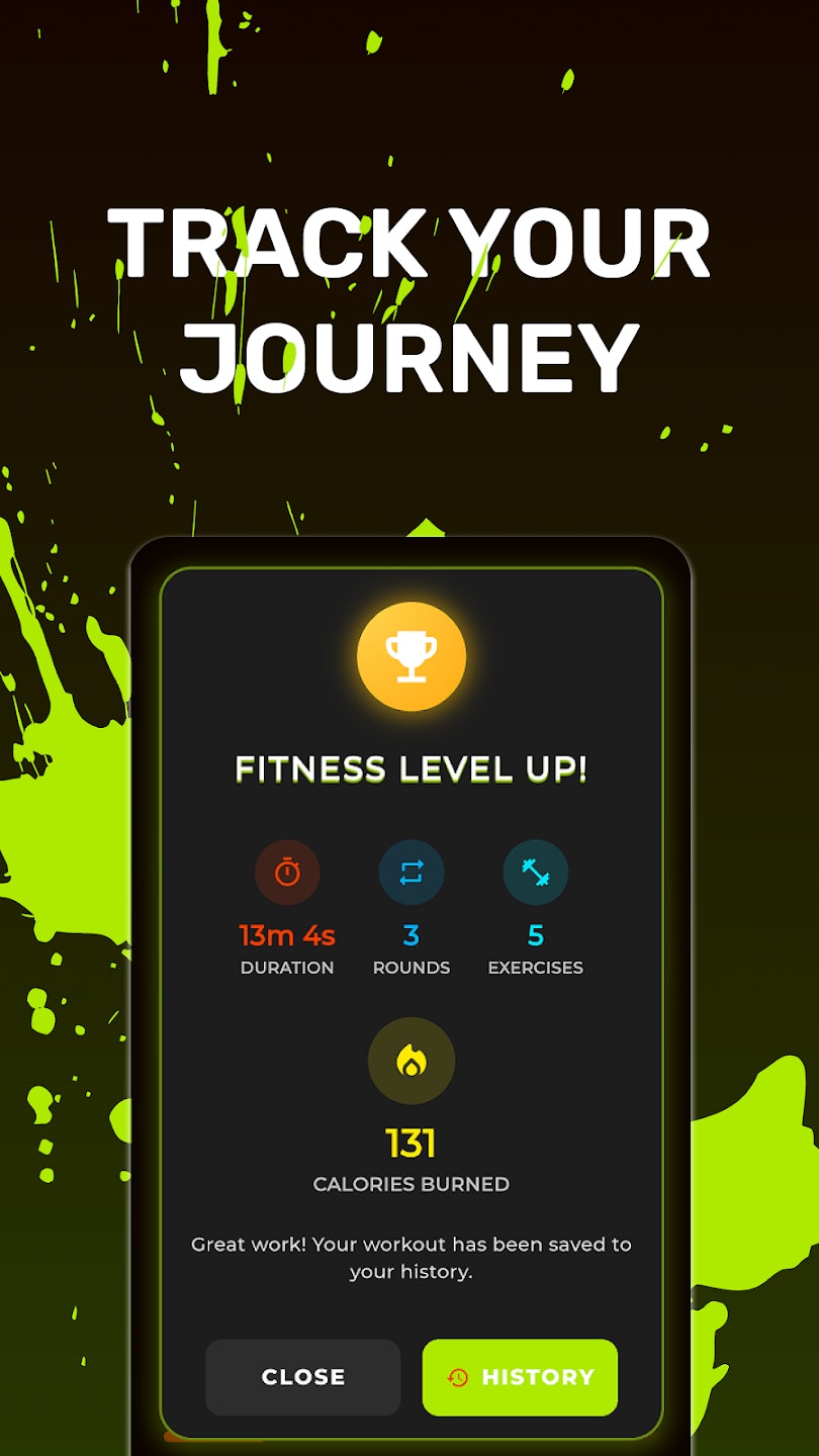 HIIT Master - Interval Timer - Een personal trainer, workout -tracker en motiverende coach media 3