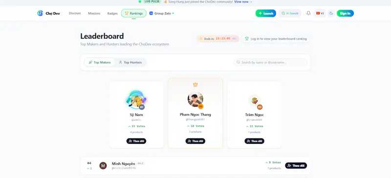 Chợ Dev screenshot 2