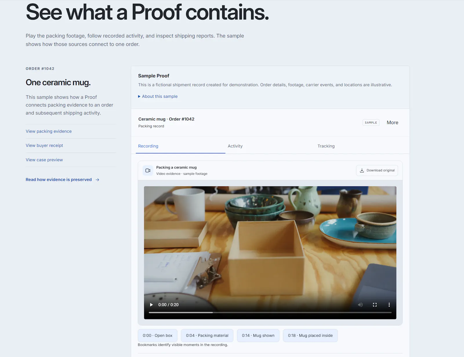 PackProof™ screenshot 1