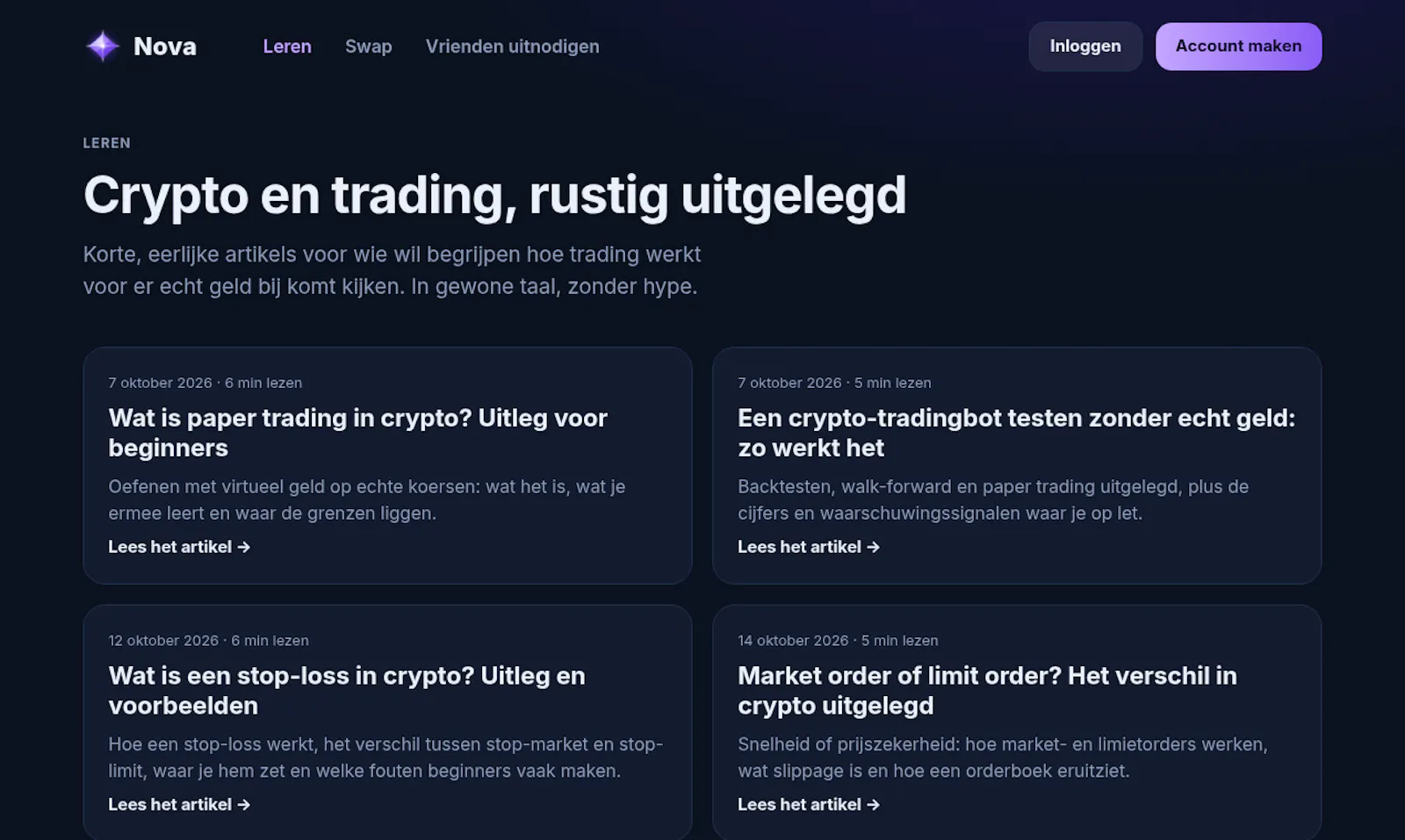 Nova Trading App screenshot 4