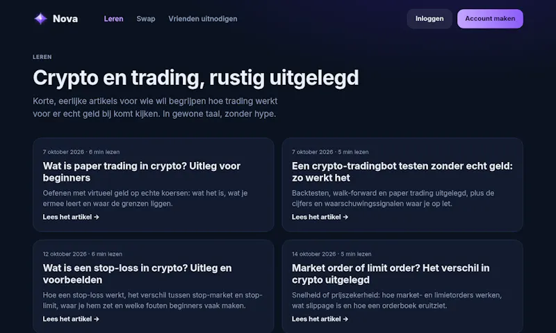 Nova Trading App screenshot 4