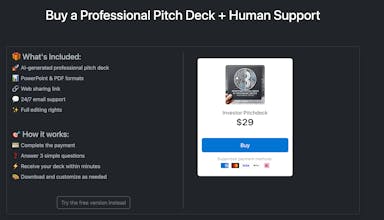 Pitchdeck Maker for startups gallery image