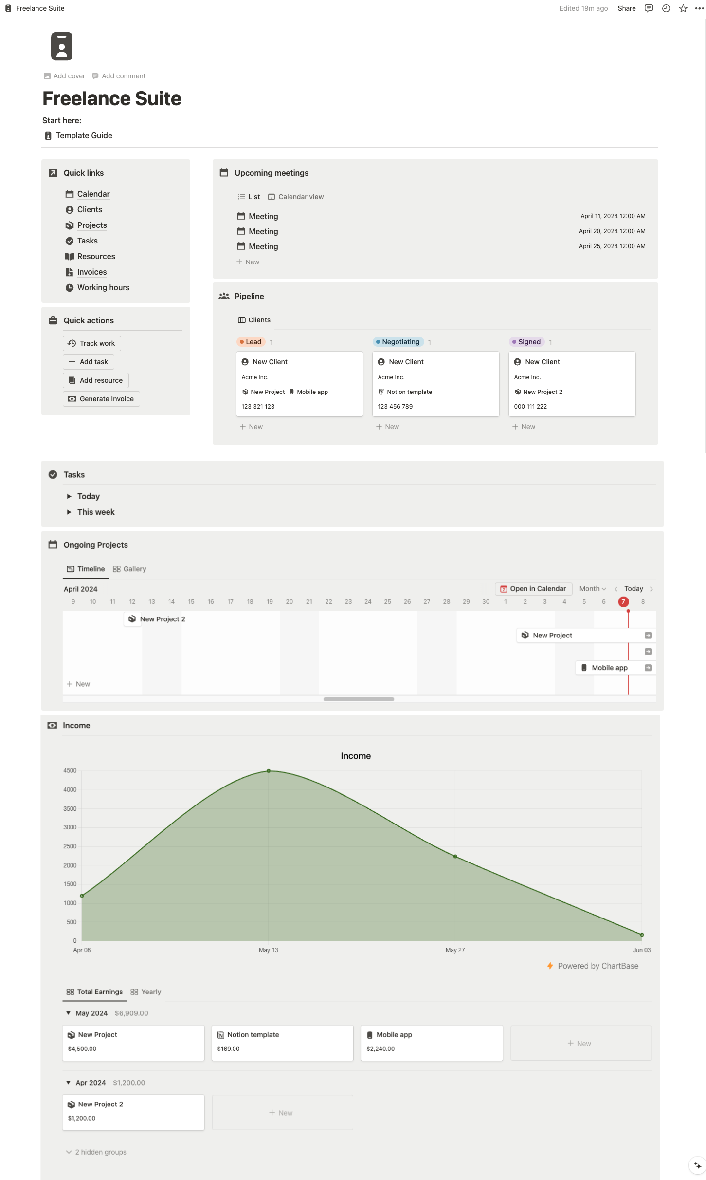 Freelance Suite media 1