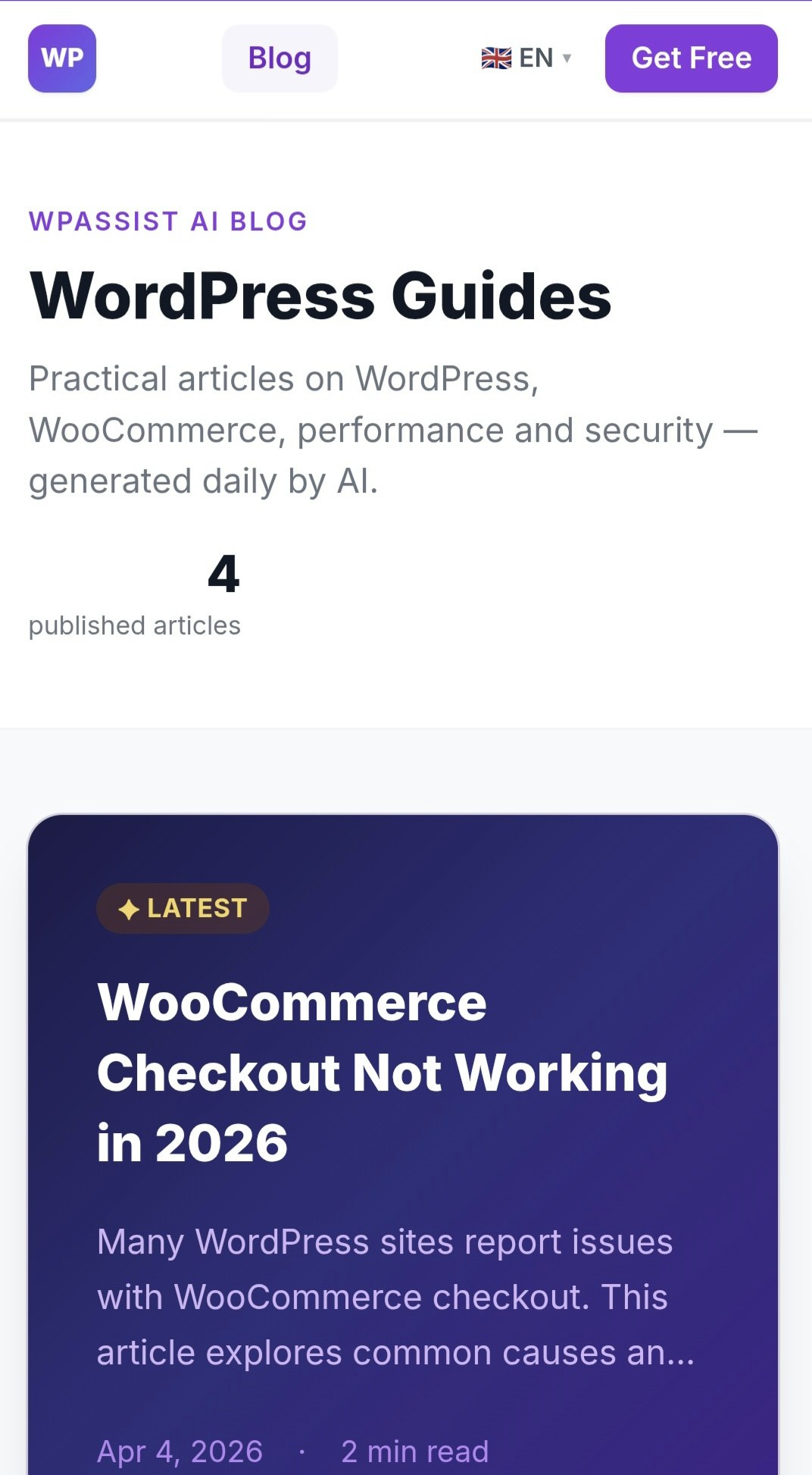 WPAssist AI gallery image