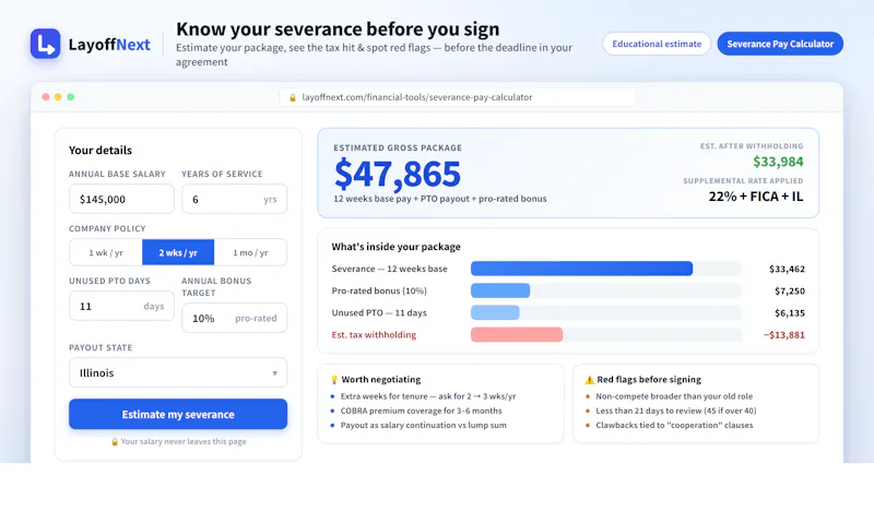 LayoffNext screenshot 3