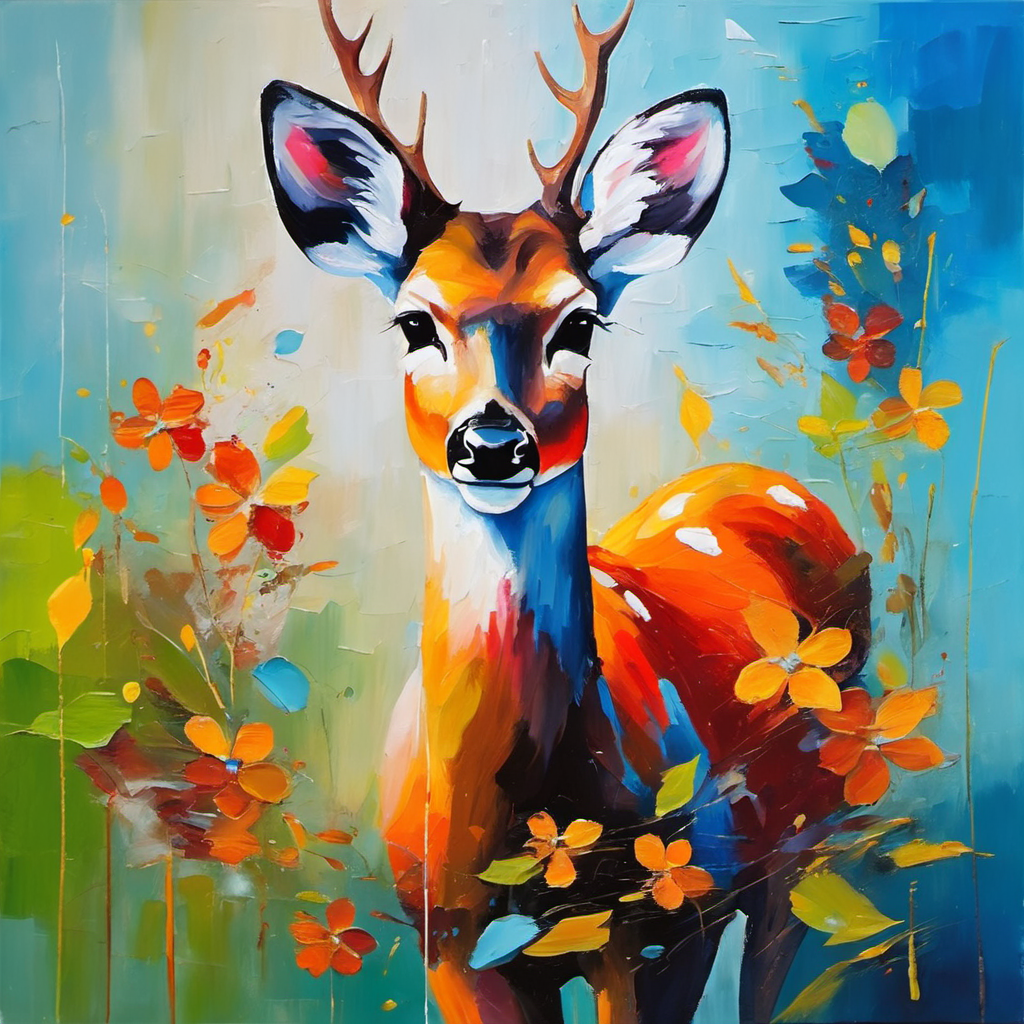 Gforce AI -schilderij - Generatieve A.I.Kunstwerk op aanvraag media 4