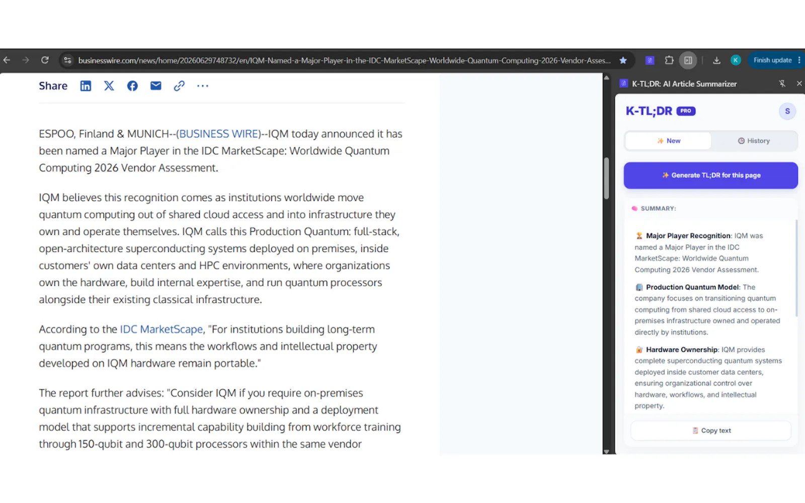 K-TL;DR screenshot 2