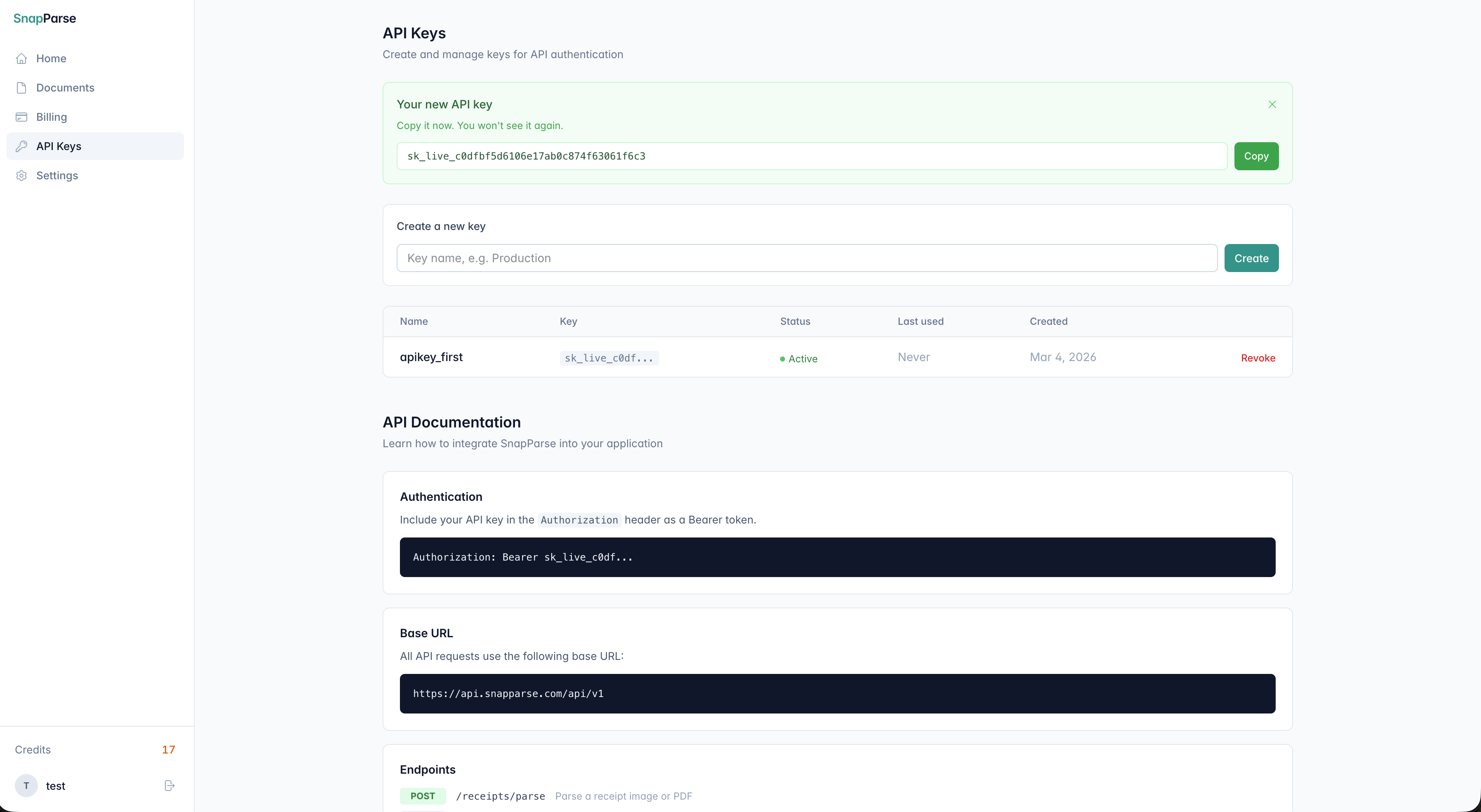 SnapParse gallery image