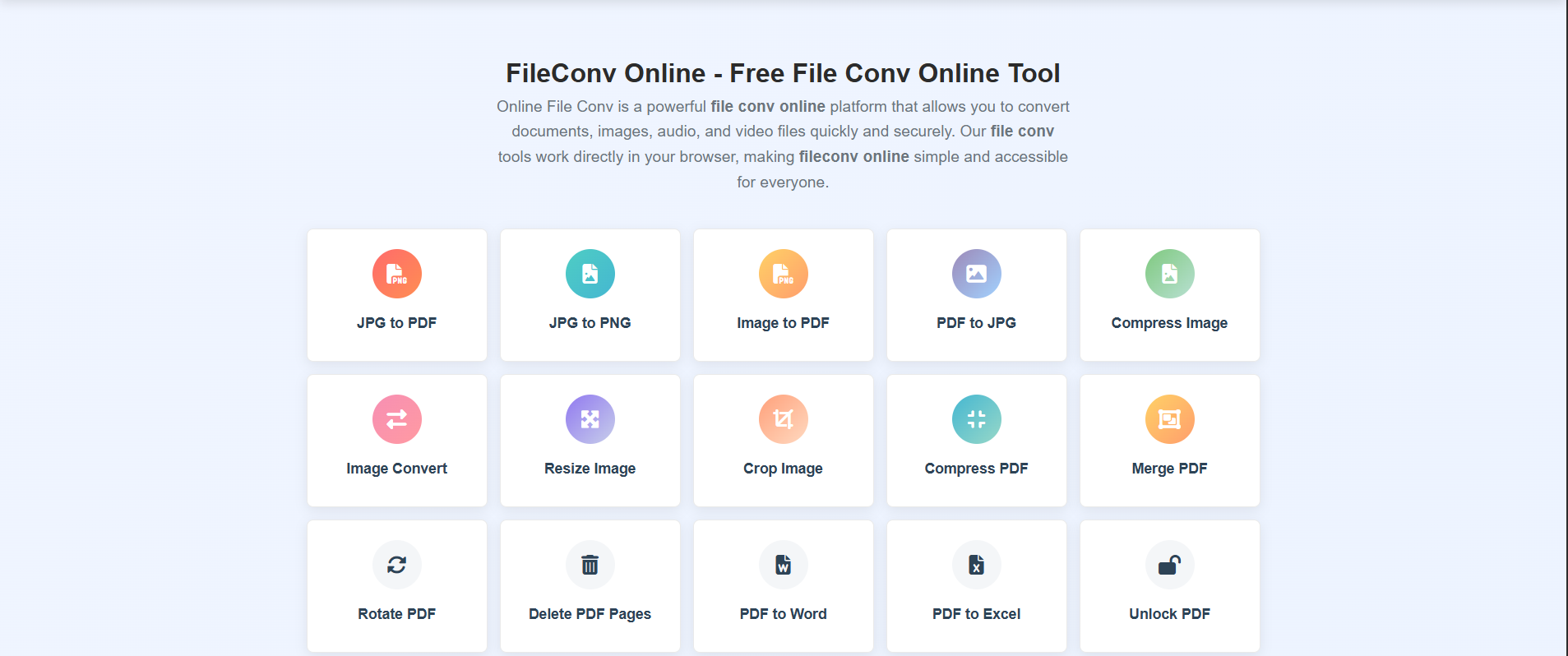 Online File Conv