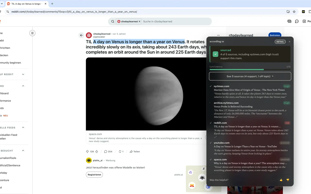 according to - Research Companion gallery image