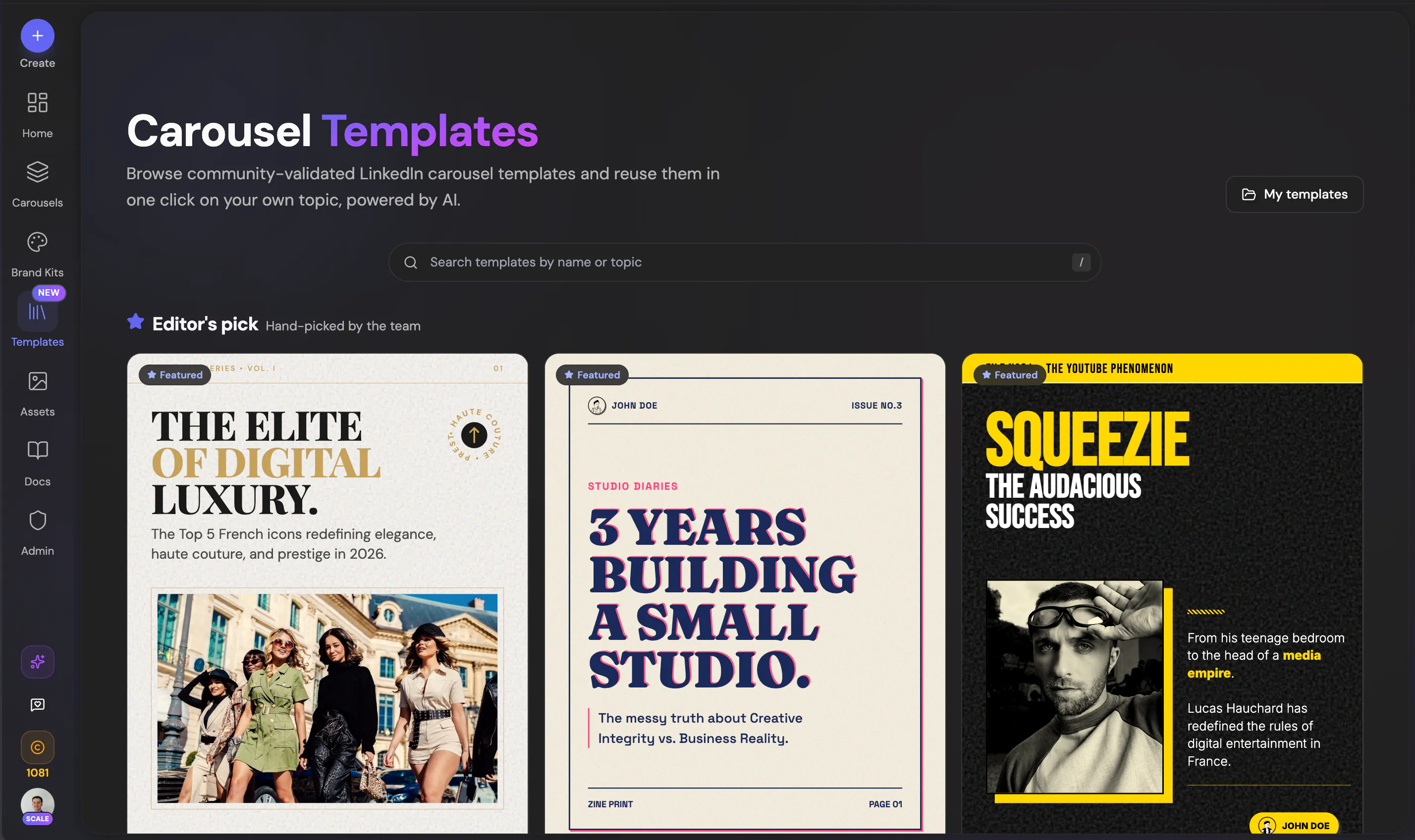 Carousels Generator: From prompt to branded LinkedIn carousel powered ...