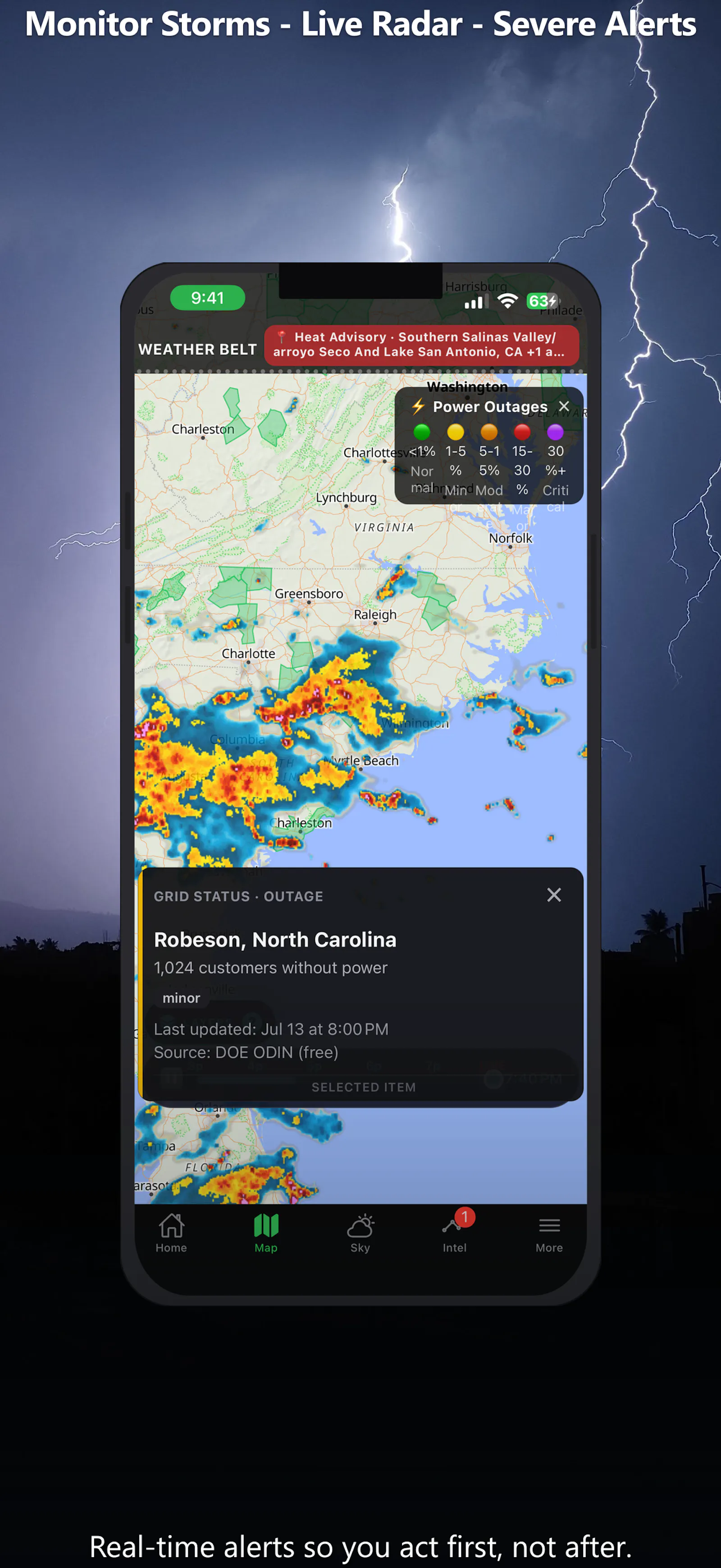 Weather Belt: Radar & Alerts screenshot 1