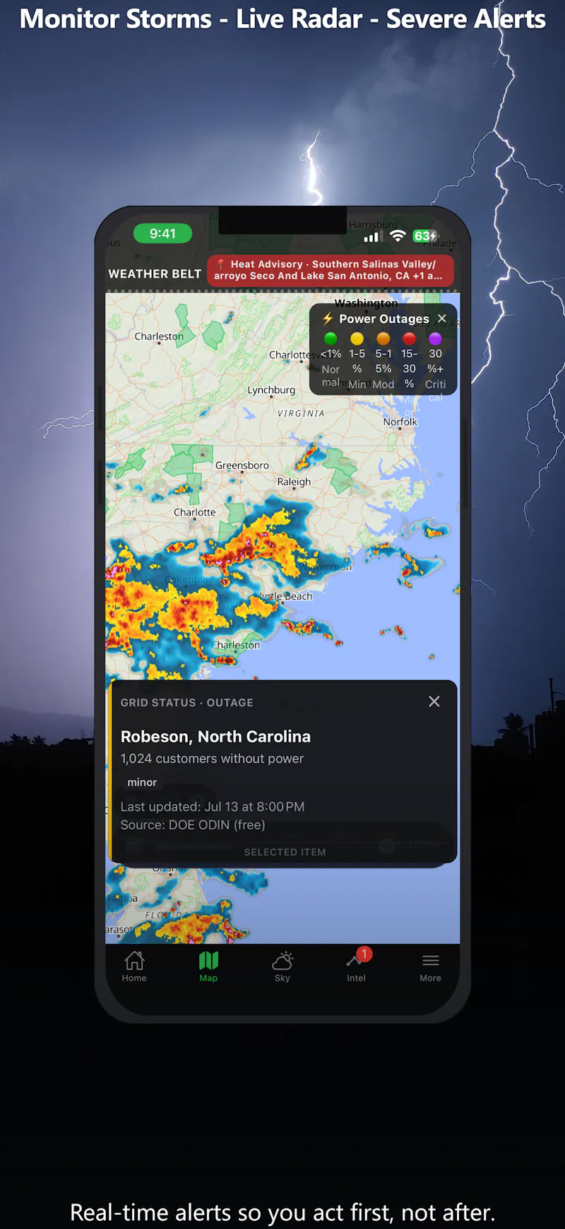 Weather Belt: Radar & Alerts screenshot 1