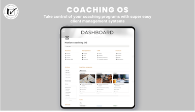 Notion coaching OS gallery image