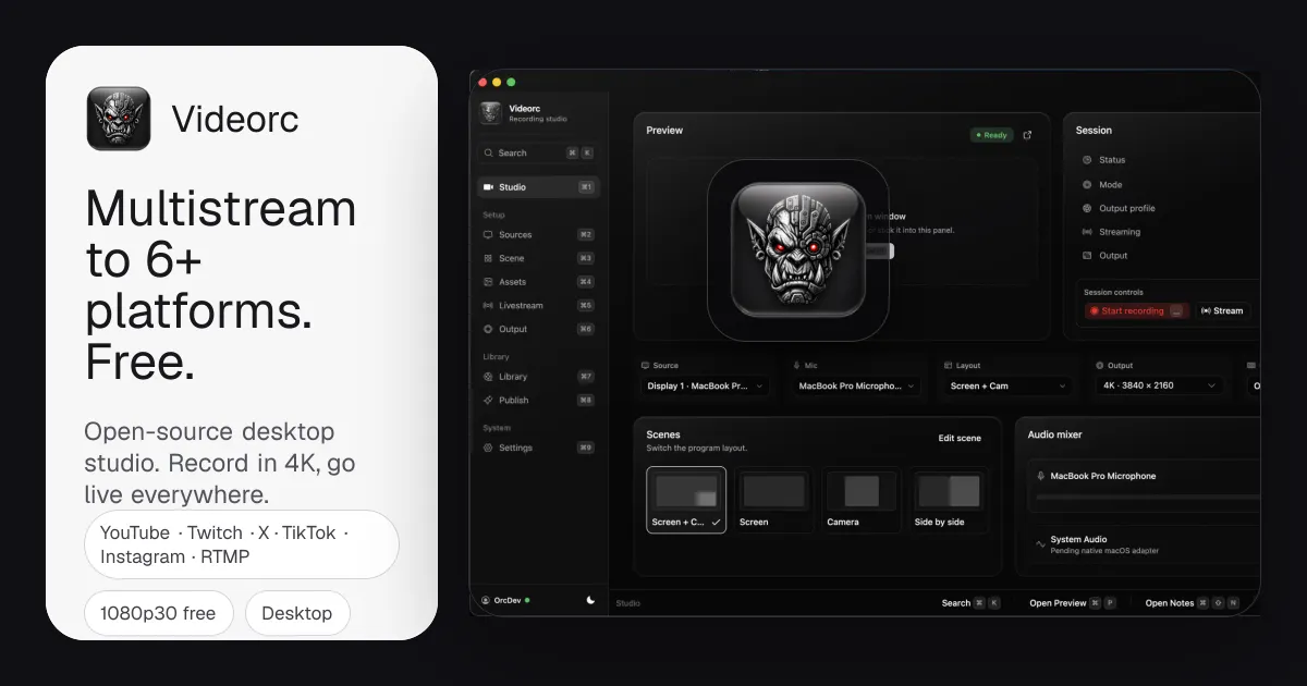 Videorc screenshot 1