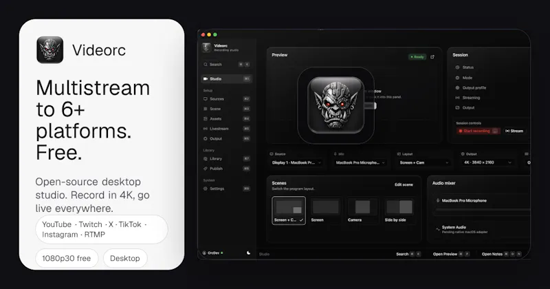 Videorc screenshot 2