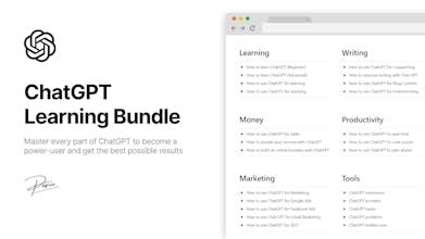 ChatGPT Learning Bundle gallery image