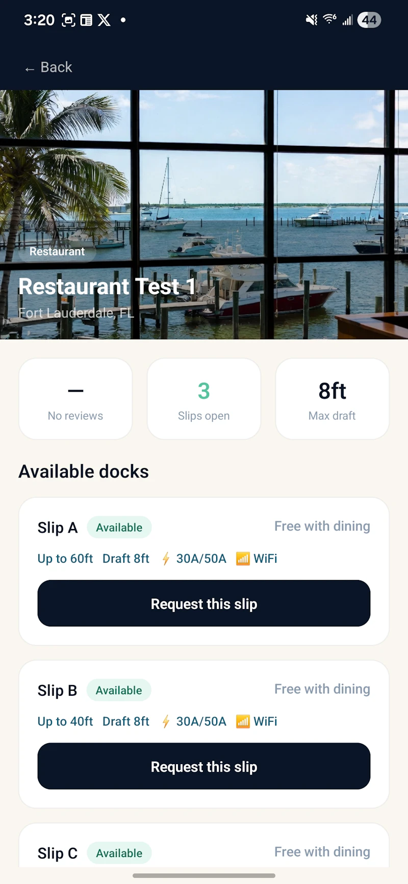 DockDineFuel screenshot 3