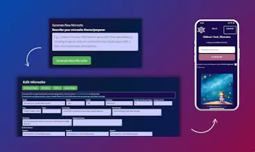 Promptus Microsite: Custom AI Generators gallery image