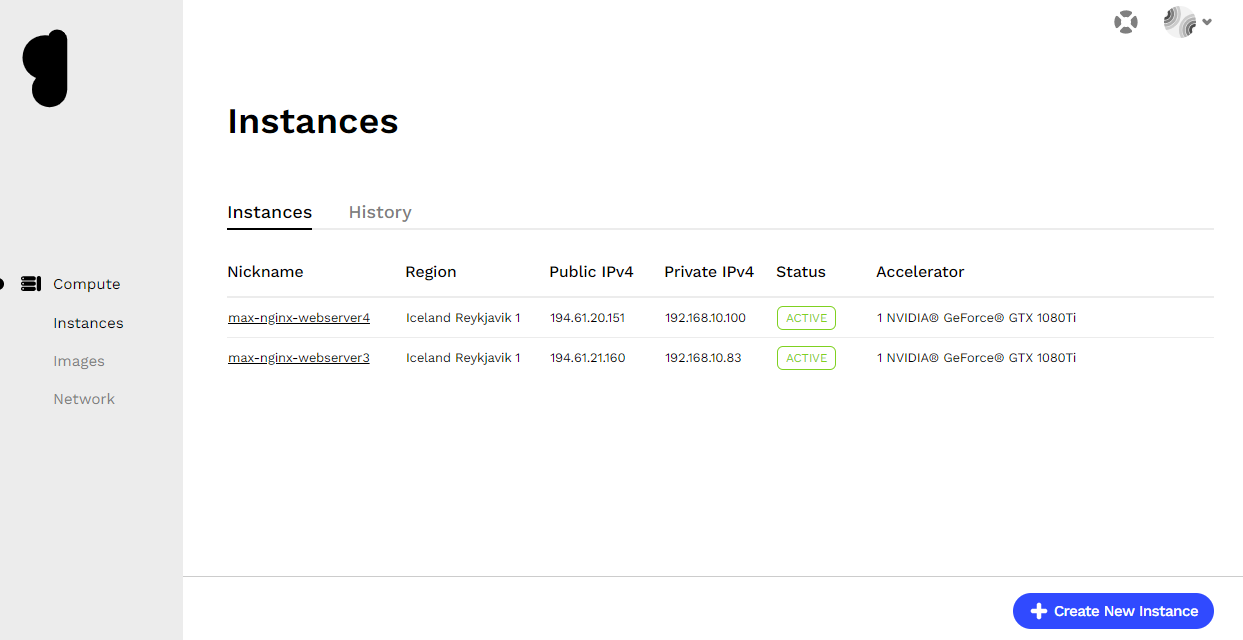 Genesis Cloud GPU Service gallery image