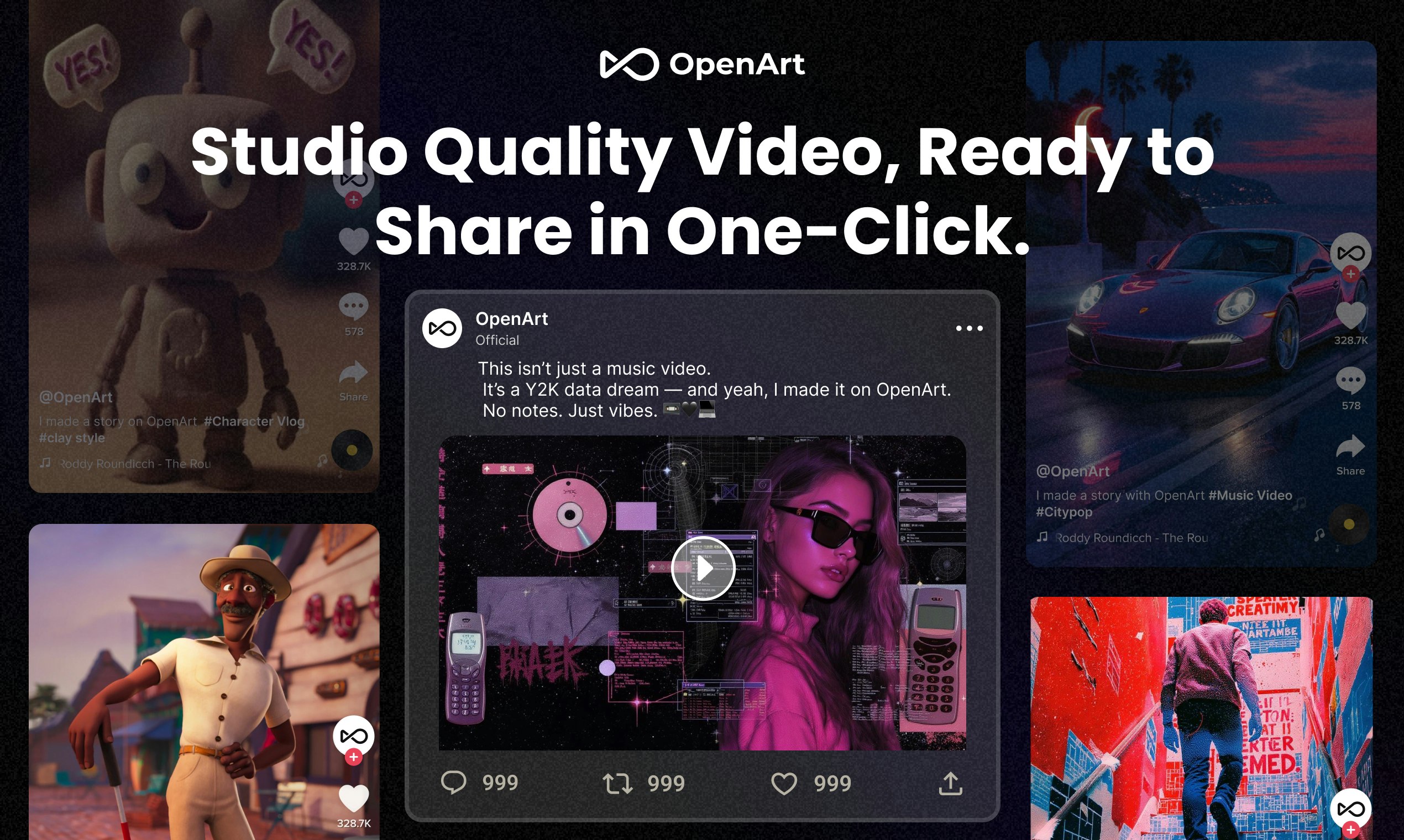 OpenArt เรื่องราววิดีโอคลิกเดียว - เปลี่ยนทุกอย่างเป็นวิดีโอพร้อมโพสต์ด้วยคลิกเดียว media 6