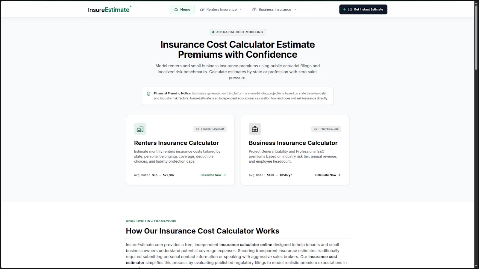 InsureEstimate screenshot 3