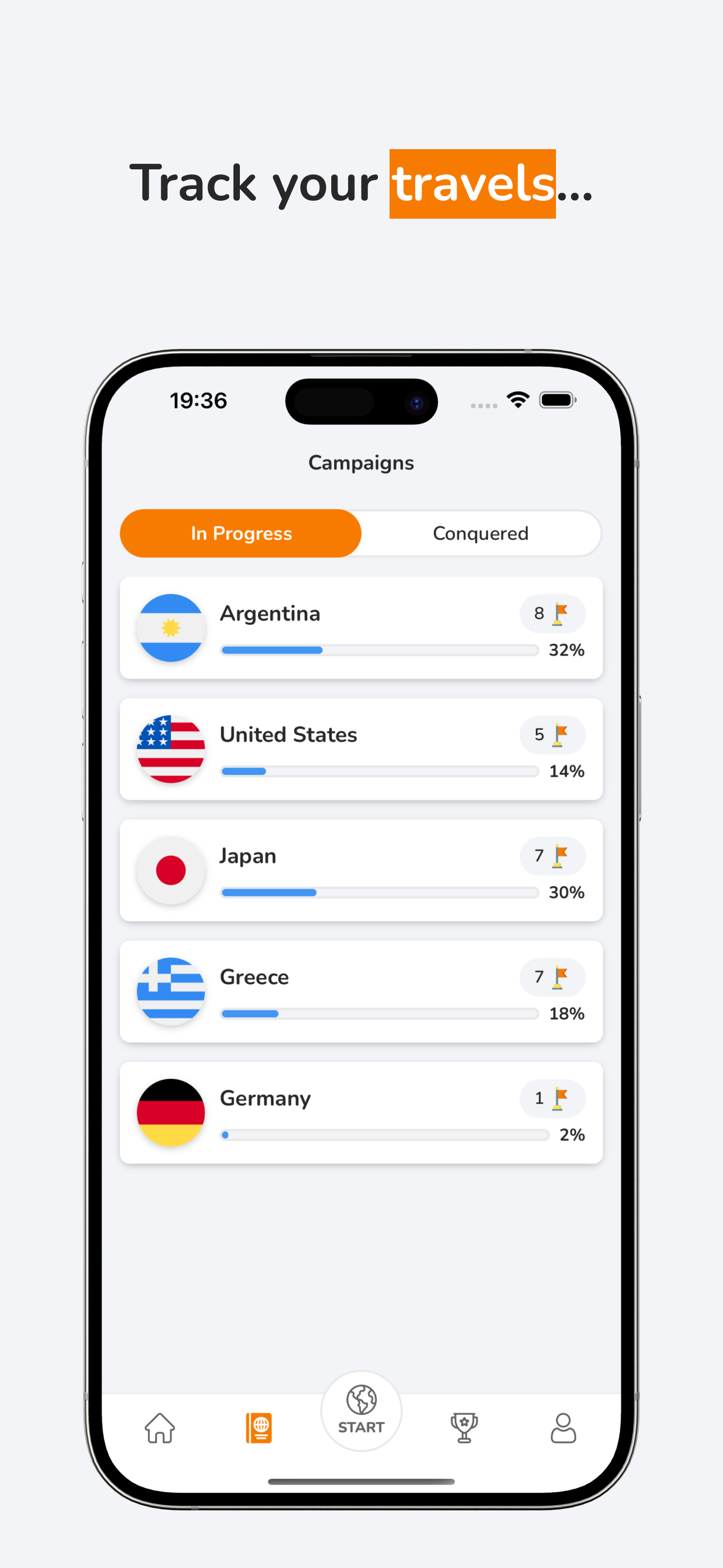 CountryQuest - Gamified Travel App медиа 5