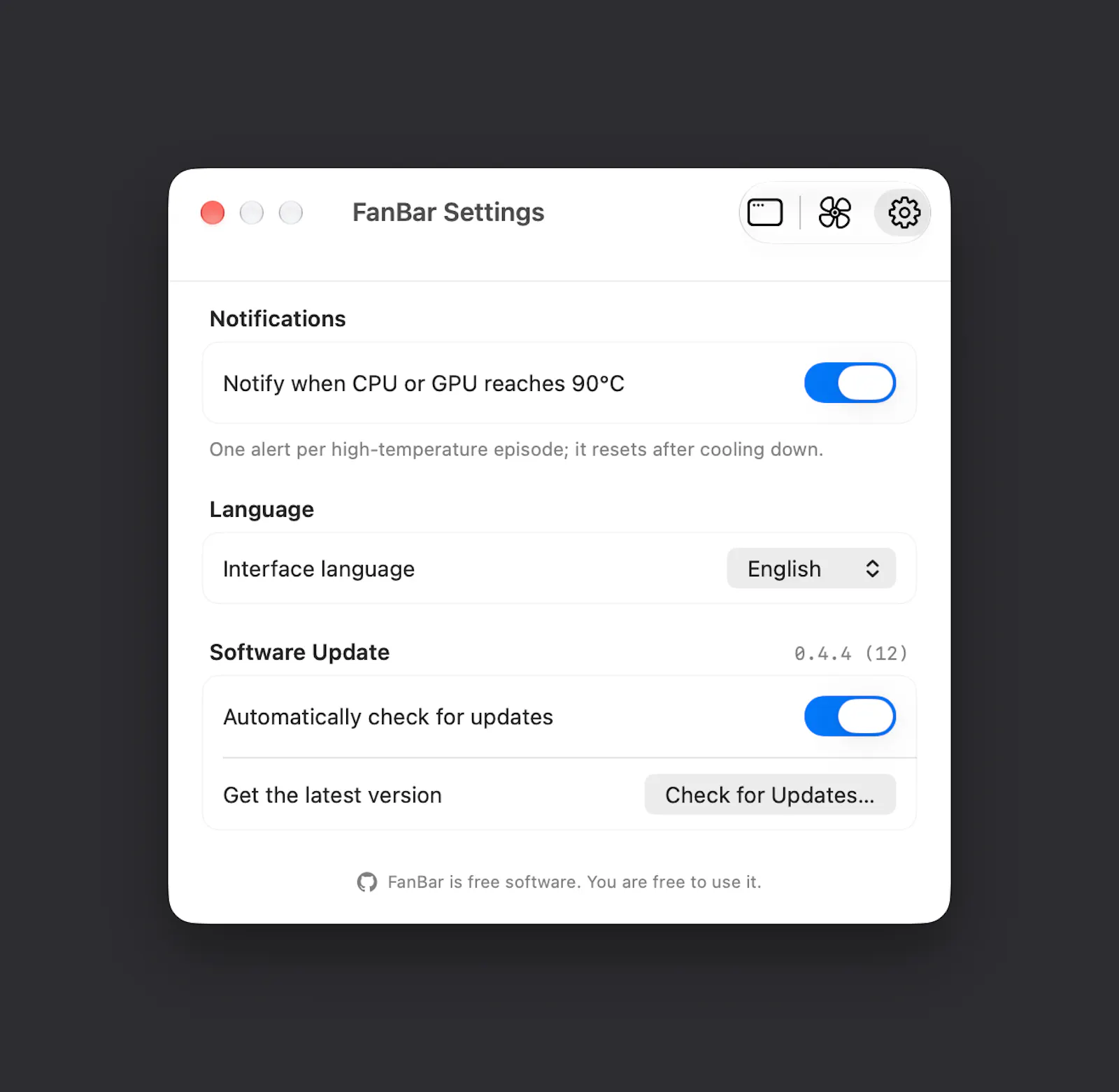 FanBar screenshot 4