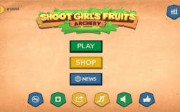 Shoot Girl's Fruits : Archery media 1