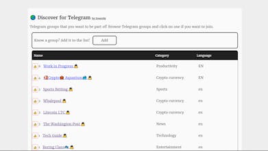 Discover for Telegram gallery image