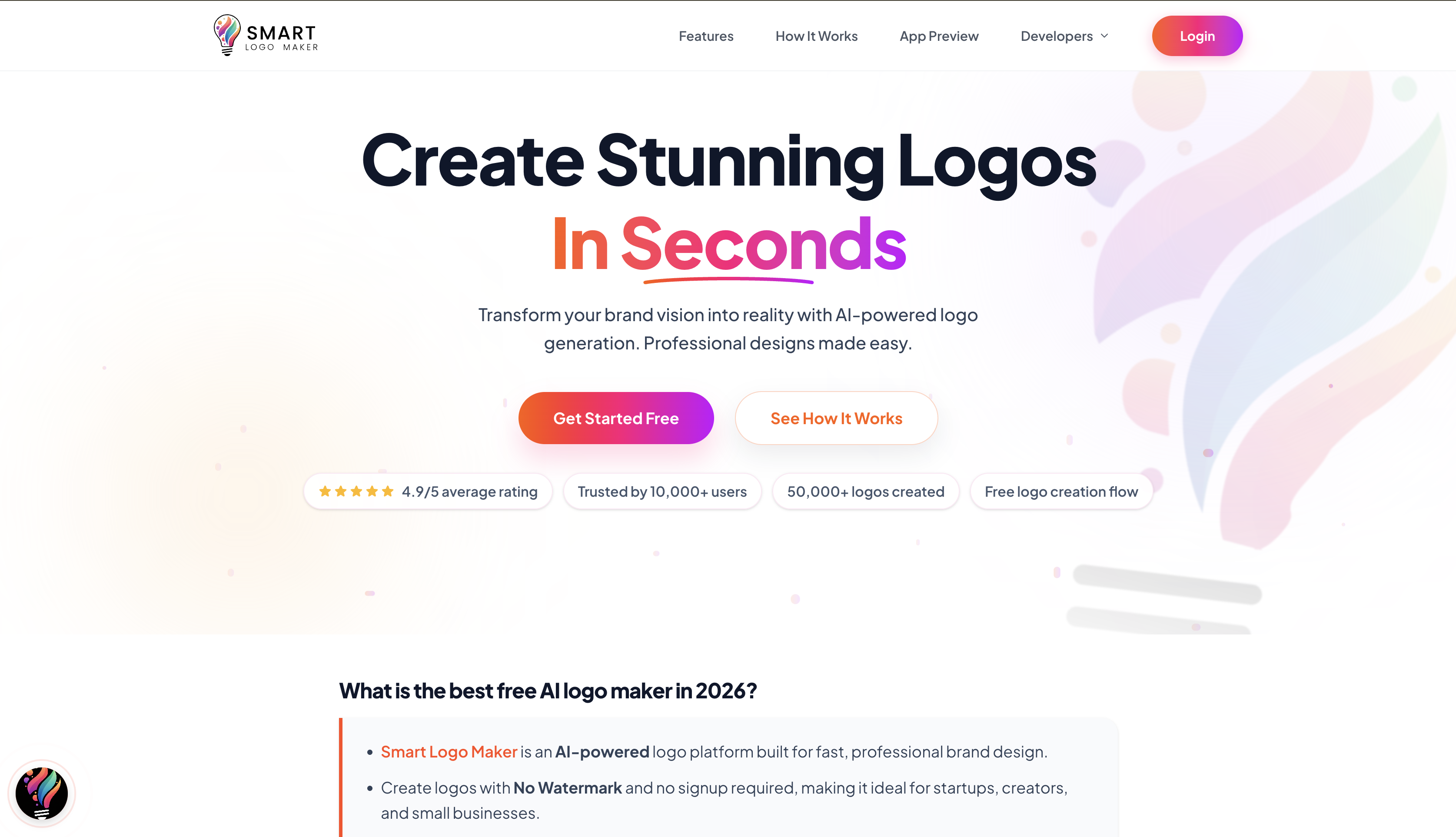 Smart Logo Maker: AI-Generated Logos gallery image