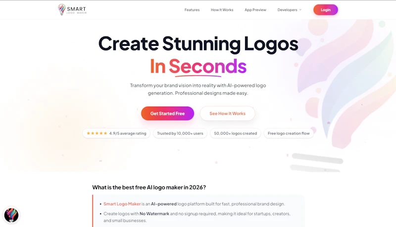 Smart Logo Maker: AI-Generated Logos screenshot 2