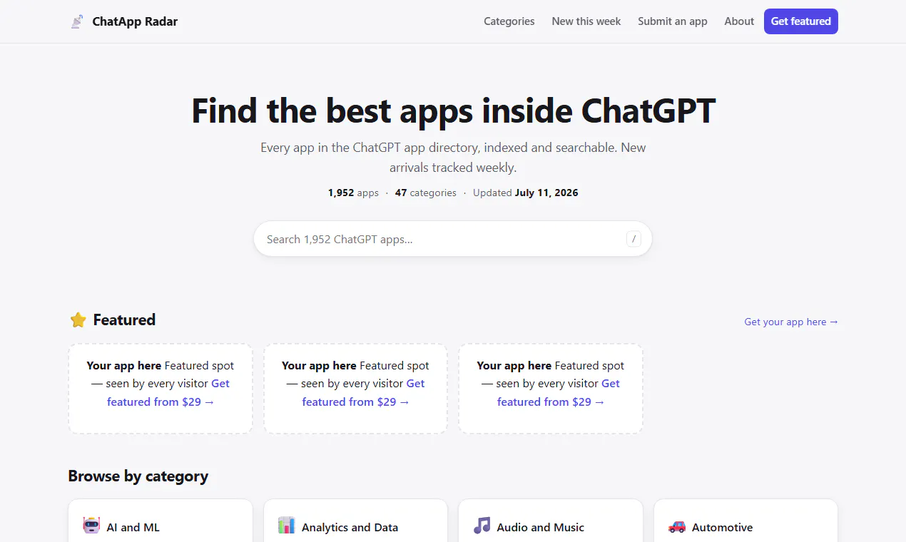 ChatApp Radar gallery image