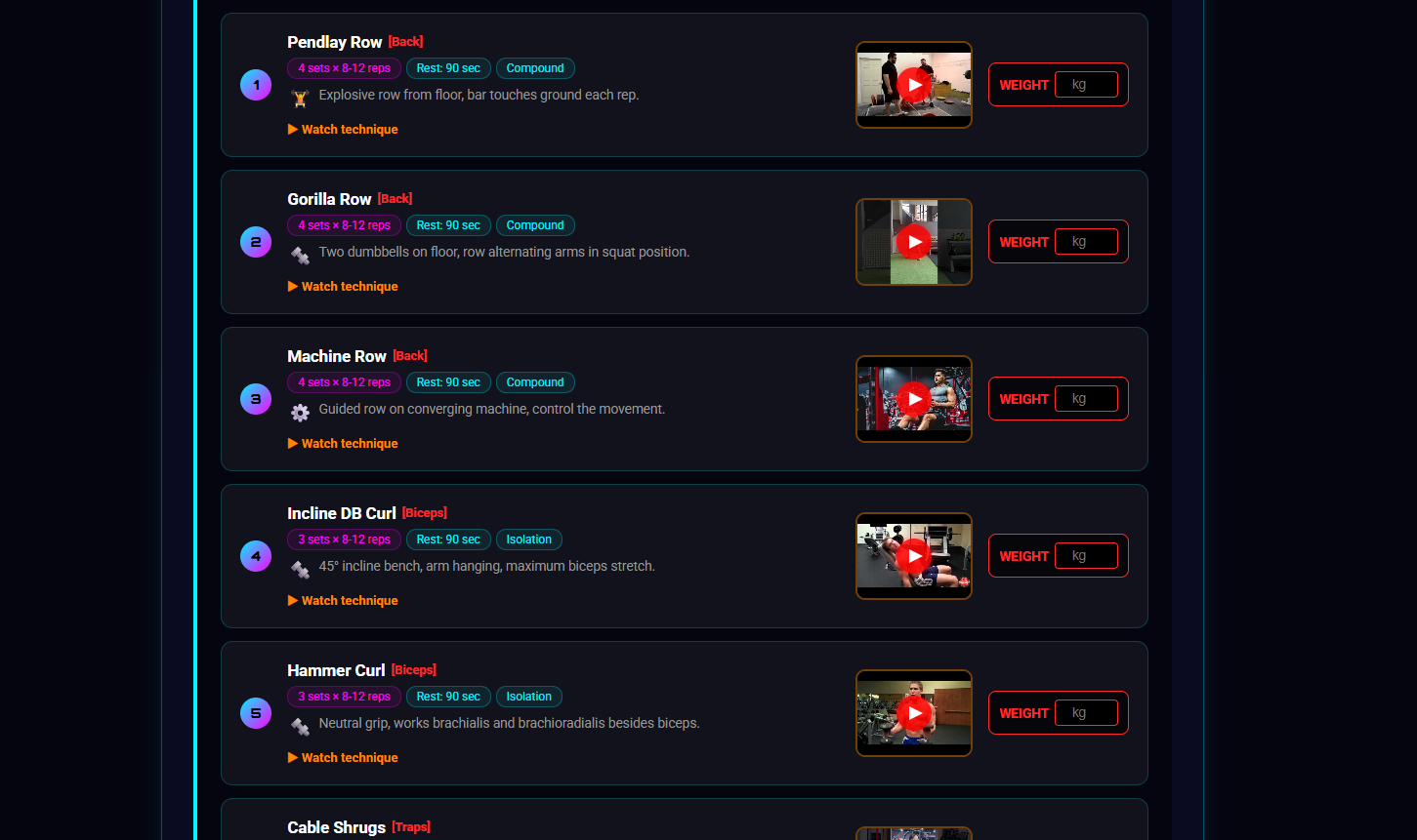 ai-gym-pro-automatic-workout gallery image