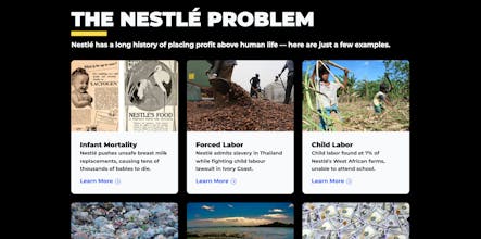 F*ckNestlé.Art gallery image