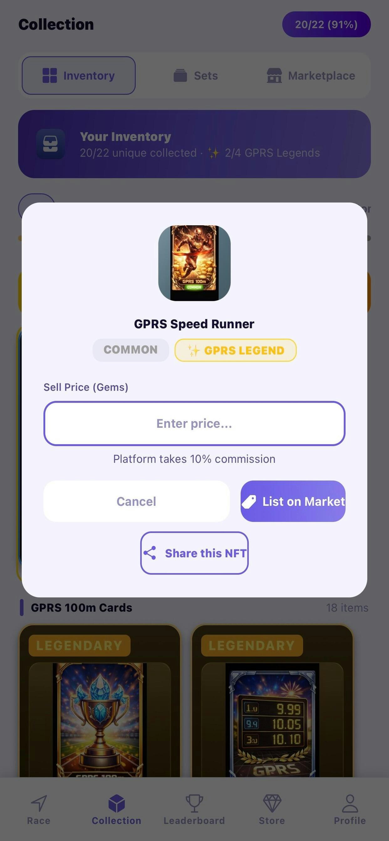 GPS Treasure: 100m Race gallery image