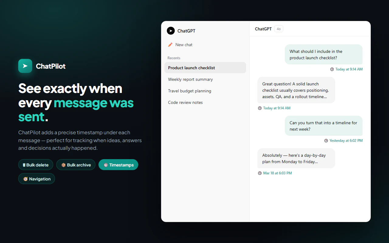 ChatPilot screenshot 2