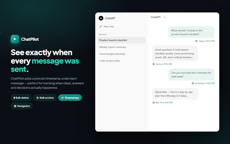 ChatPilot screenshot 2