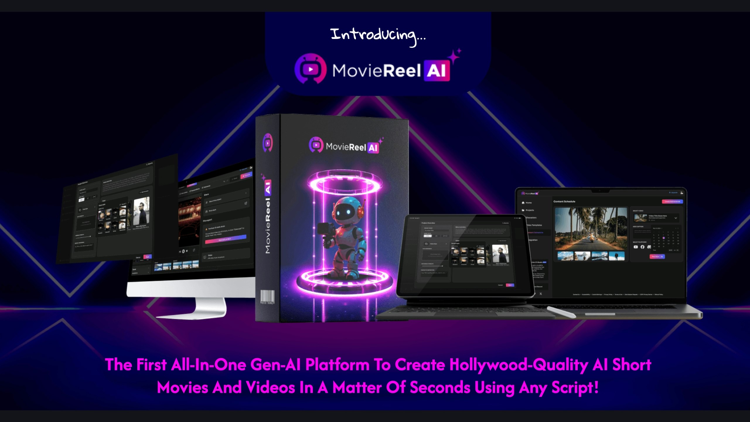 Movierelai - Transformeer eenvoudige tekst in filmische AI -video's media 2