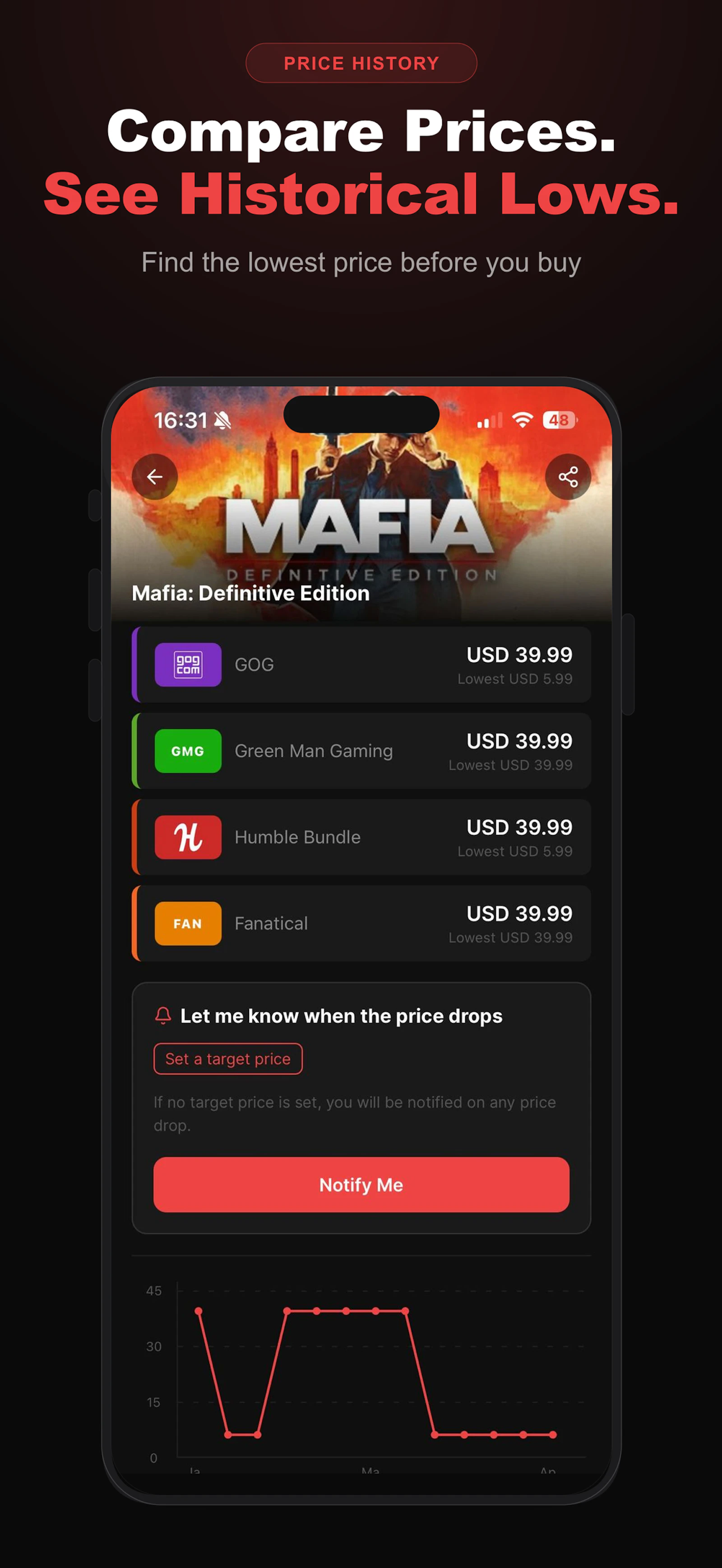 PlayCompare screenshot 2