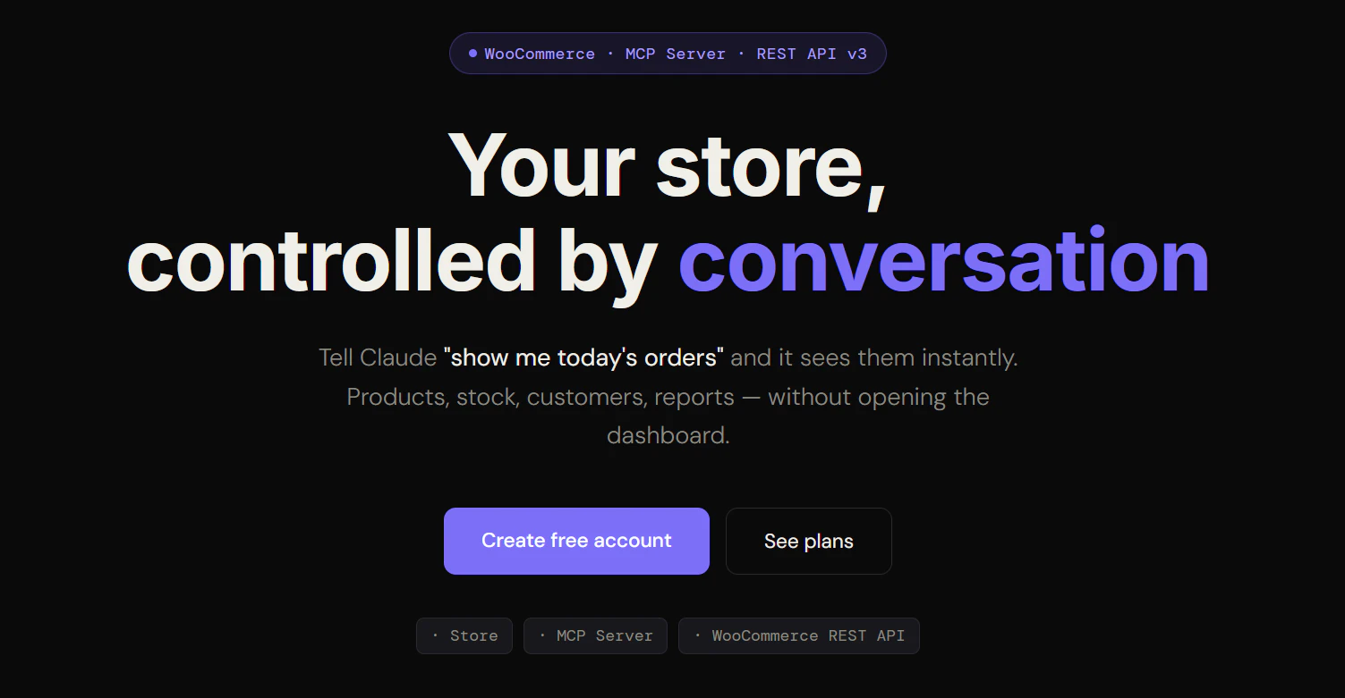 WooCommerce-Claude Store Management MCP logo